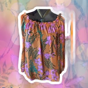 Gibson Latimer off-the-shoulder BLOUSE